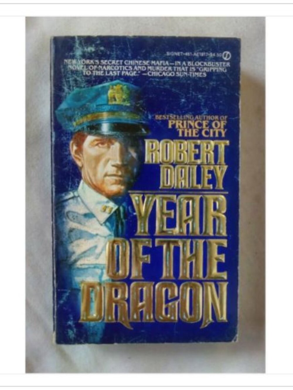 Year of the Dragon Secret Chinese Mafia Blockbuster Novel Reprint 1982 PB